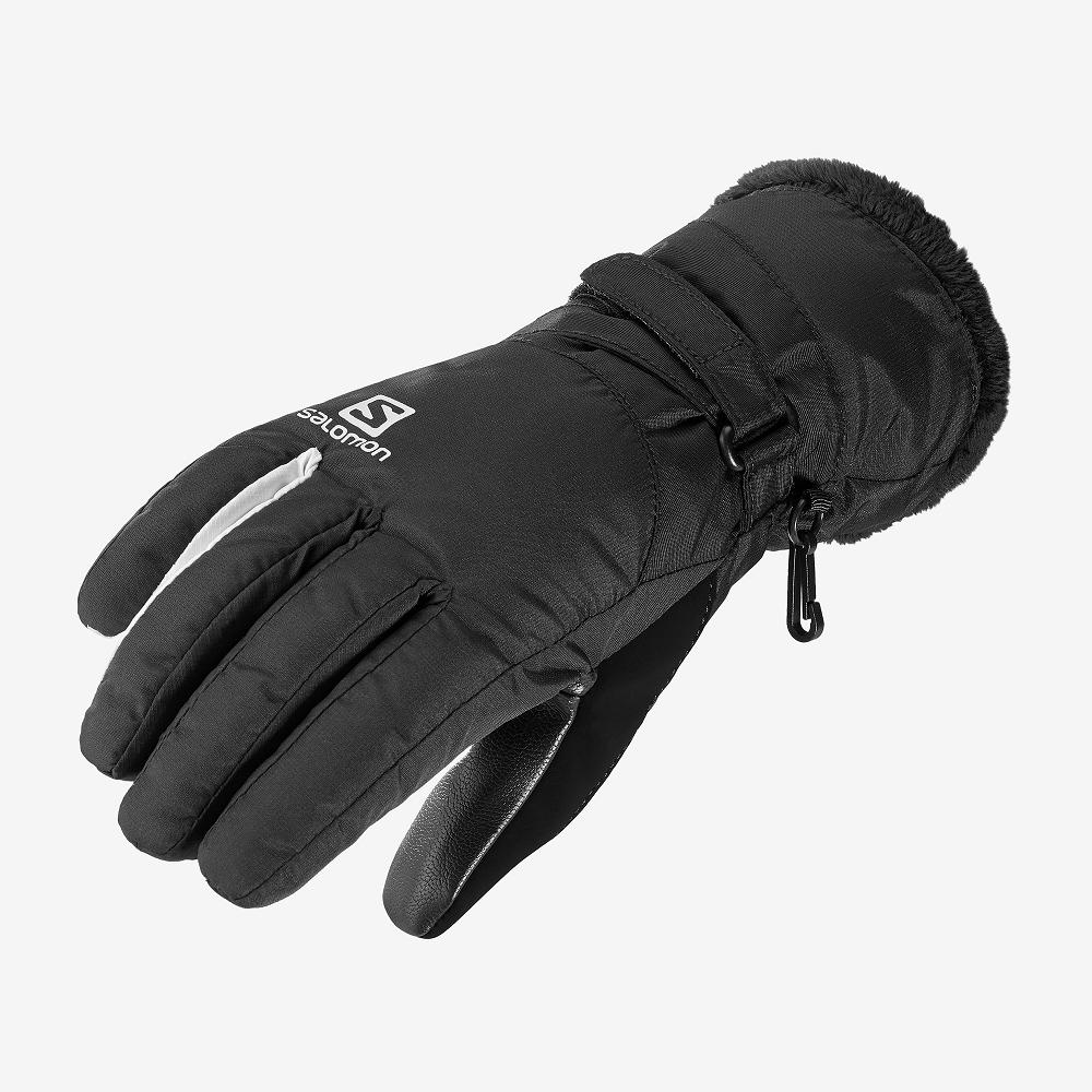 Guantes Salomon Mujer Negras - Salomon Argentina FORCE DRY W ,245038-IBL